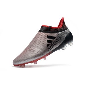 Kopačky Pánské Adidas X 17+ PureSpeed FG – Stříbrný Červené Černá